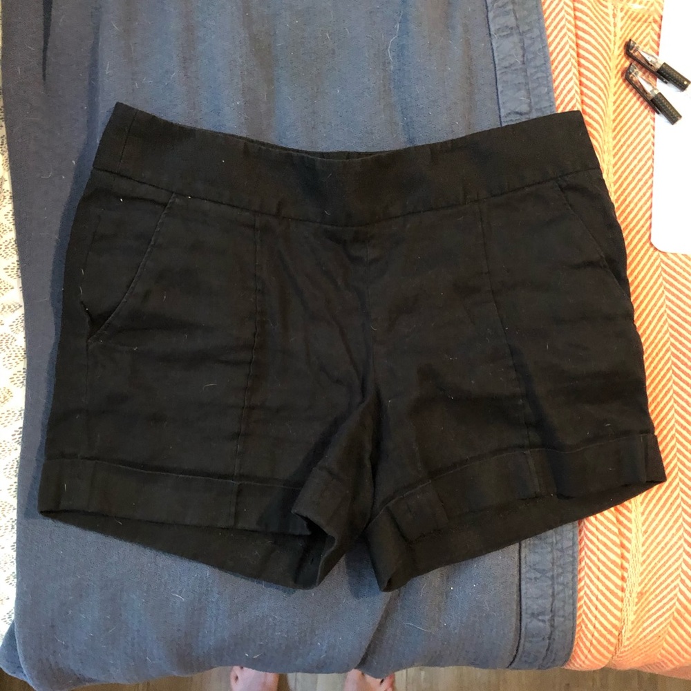 Loft linen blend shorts